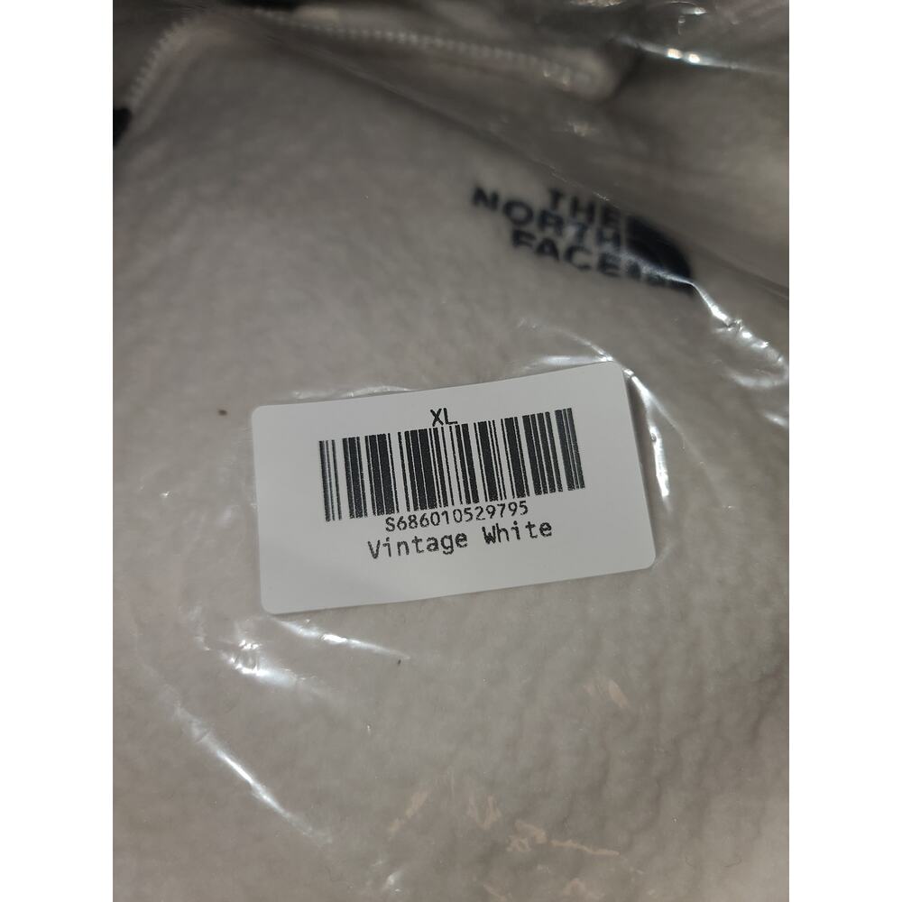 NEW The North Face TNF Cropped Fleece 1/4 Zip Jacket - XL - vintage white - XL - Picture 7 of 7
